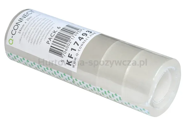 Taśma biurowa Q-CONNECT, 24mm, 20m, 6szt.