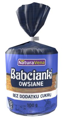 Babcianki Owsiane Bez Dodatku Cukrów 100 G - Naturavena [BIO]