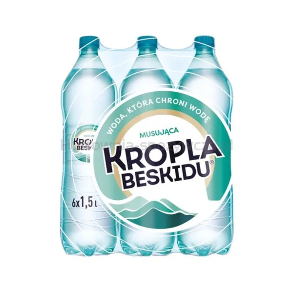 Woda Kropla Beskidu musująca 1.5 l pet