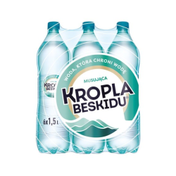 Woda Kropla Beskidu musująca 1.5 l pet
