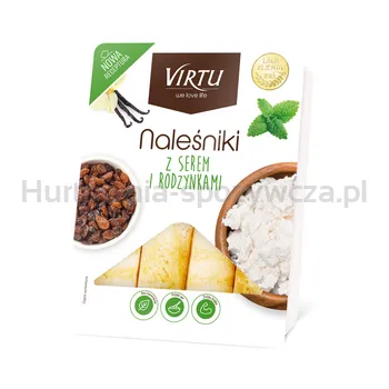 Virtu Naleśniki z serem i rodzynkami 3kg. Mrożone