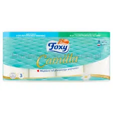 Foxy Papier Toaletowy Camilla 8 rolek, rumiankowy