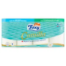 Foxy Papier Toaletowy Camilla 8 rolek, rumiankowy