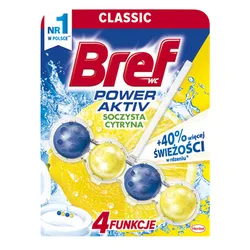 Kulki toaletowe BREF Power Aktiv Lemon, 50g