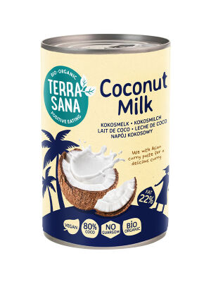 Coconut Milk - Napój Kokosowy Bez Gumy Guar (22 % Tłuszczu) Bio 400 Ml - Terrasana [BIO]