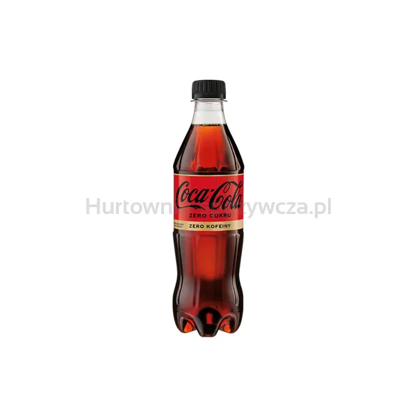 Coca Cola Zero Zero Kofeiny 500 ml (w tym +0,50 zł/szt. zwrotnej kaucji)