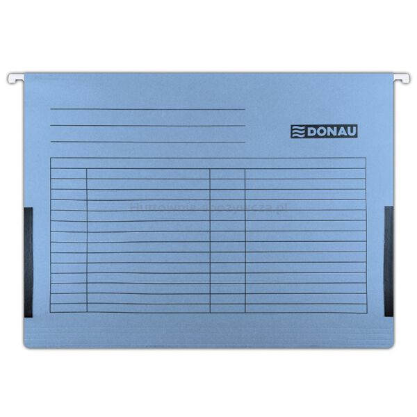 Donau Teczka zawieszkowa z boczkami, A4, 230gsm, niebieska 