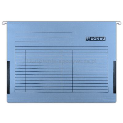 Donau Teczka zawieszkowa z boczkami, A4, 230gsm, niebieska 