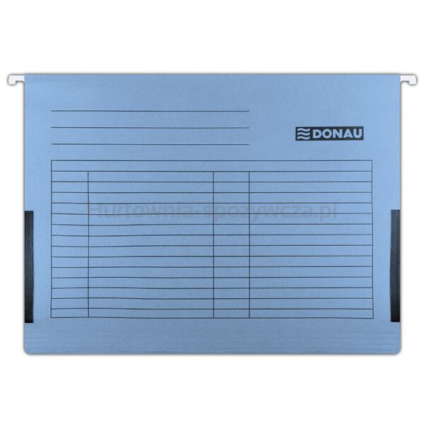 Donau Teczka zawieszkowa z boczkami, A4, 230gsm, niebieska 