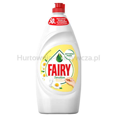 Fairy Płyn Do Mycia Naczyń Rumianek Z Witaminą E, 900Ml