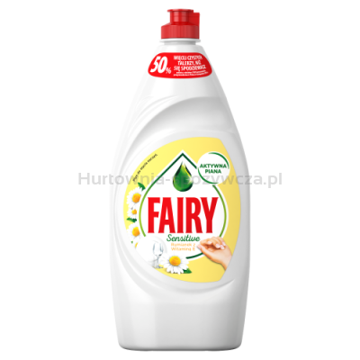 Fairy Płyn Do Mycia Naczyń Rumianek Z Witaminą E, 900Ml