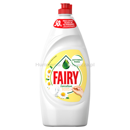 Fairy Płyn Do Mycia Naczyń Rumianek Z Witaminą E, 900Ml