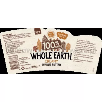 Whole Earth Krem Orzechowy Creamy 100% 340 g