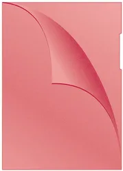 Q-Connect Obwoluta typu L, PP, A4, groszkowa, 120mikr., 100szt., czerwona 