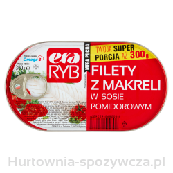 Era Ryb Filety Z Makreli W Sosie Pomidorowym Eo 300 G