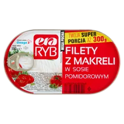 Era Ryb Filety Z Makreli W Sosie Pomidorowym Eo 300 G