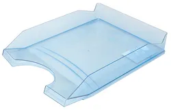 Szufladka Na Biurko Office Products, Polistyren/Pp, A4, Transparentna Niebieska