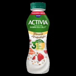 Jogurt Activia o smaku truskawkowym ze zbożami oraz szczepem bakterii ActiRegularis® 270g