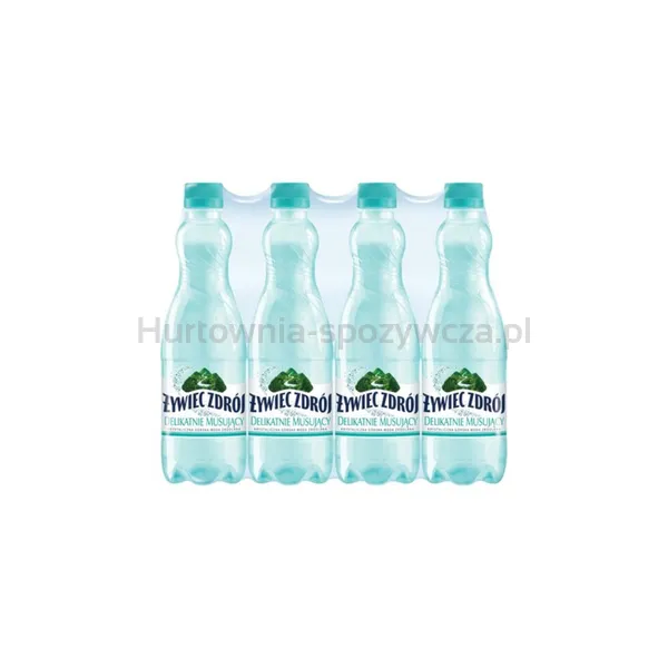 Żywiec Zdrój Delikatnie Musujący 500 ml (w tym +0,50 zł/szt. zwrotnej kaucji)