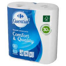 Essential Ręcznik Papierowy Jumbo 2R 2W 50L Comfort(Paleta 320 Sztuk)