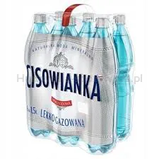 Cisowianka Woda Mineralna lekko gazowana 1,5l  SK x 6 sztuk