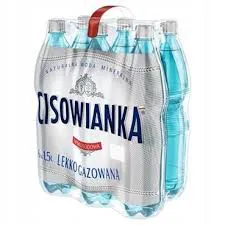 Cisowianka Woda Mineralna lekko gazowana 1,5l  SK x 6 sztuk