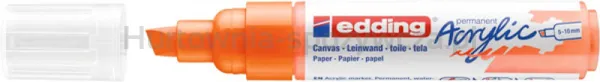 Marker akrylowy e-5000 EDDING, 5-10 mm, pomarańczowy neonowy
