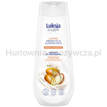 Luksja Żel Pod Prysznic Silk Care Kremowy Olej Arganowy I Mleczko Migdałowe 500 Ml