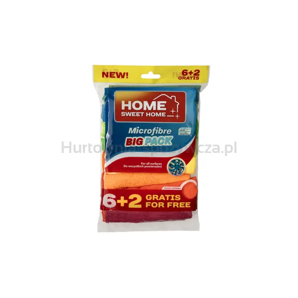 Hsh Ściereczki Z Mikrofibry 6+2 Szt Gratis
