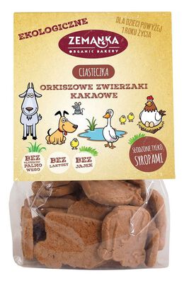 Ciastka Orkiszowe Z Kakao Zwierzaki Bio 100 G - Zemanka [BIO]