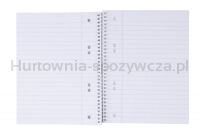 Kołonotatnik OFFICE PRODUCTS, A5, w linie, 80 kart., 70gsm, granatowy - 3