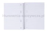 Kołonotatnik Office Products, A5, W Linie, 80 Kart., 70Gsm, Granatowy - 3