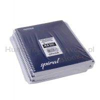 Kołonotatnik OFFICE PRODUCTS, A5, w linie, 80 kart., 70gsm, granatowy - 2