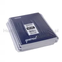 Kołonotatnik OFFICE PRODUCTS, A5, w linie, 80 kart., 70gsm, granatowy - 2