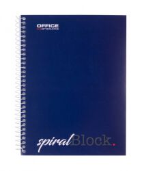 Kołonotatnik OFFICE PRODUCTS, A5, w linie, 80 kart., 70gsm, granatowy