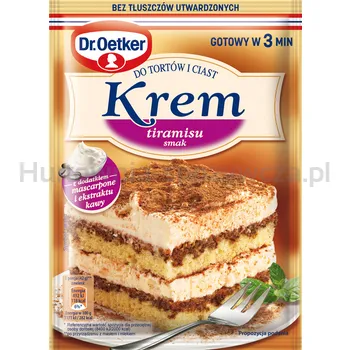 Dr.Oetker Krem do tortów i ciast smak tiramisu 109 g