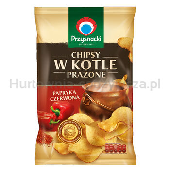 Przysnacki Chipsy W Kotle Prażone Papryka Czerwona 125 G