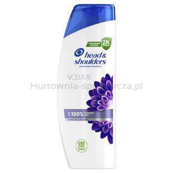 Head & Shoulders Szampon Przeciwłupieżowy Volume usuwa do 100% łupieżu 400 ml