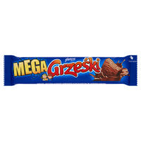 Grześki Mega Wafel przekładany kremem kakaowym w czekoladzie 48 g