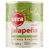 Vera Papryka Jalapeno Zielona krojona w zalewie 3000/1500 g