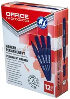 Marker permanentny OFFICE PRODUCTS, okrągły, 1-3mm (linia), niebieski - 2