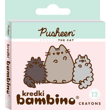 Kredki 12 kolorów Pusheen