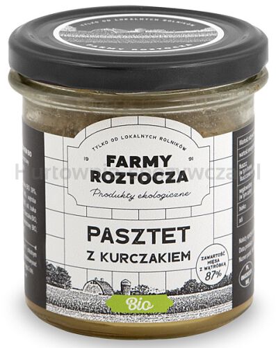 Pasztet Drobiowo - Wieprzowy Bio 180 G (Słoik) - Farmy Roztocza [BIO]