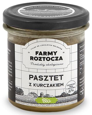 Farmy Roztocza Pasztet Drobiowo - Wieprzowy Bio 180 G (Słoik) [BIO]