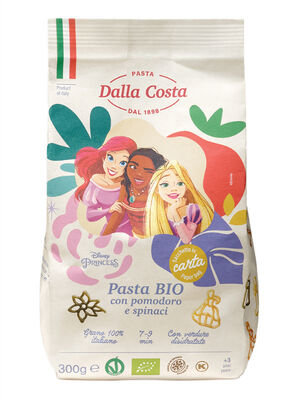 Dalla Costa  Makaron (Semolinowy Trójkolorowy) Disney Princess Bio 300 G [BIO]