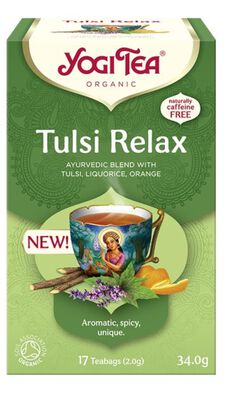 Yogi Tea  Herbatka Ajurwedyjska Tulsi Relax Bio (17 X 2 G) 34 G [BIO]