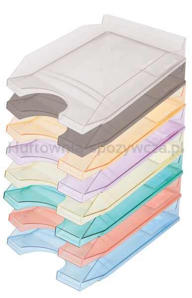Szufladka na biurko OFFICE PRODUCTS, polistyren/PP, A4, transparentna - 2