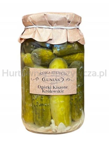 Ogórki Kiszone Królewskie 710 G (410 G) - Luniak [BIO]