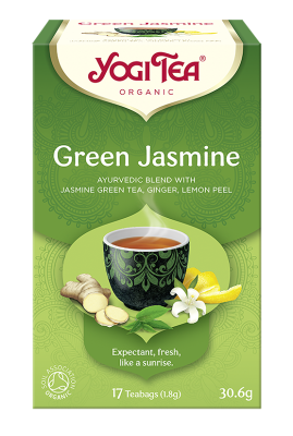 Herbata Zielona Jaśminowa (Green Jasmine) Bio (17 X 1,8 G) 30,6 G - Yogi Tea [BIO]