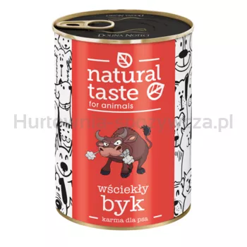 Dolina Noteci Natural Taste Karma dla psa Wściekły Byk 400g